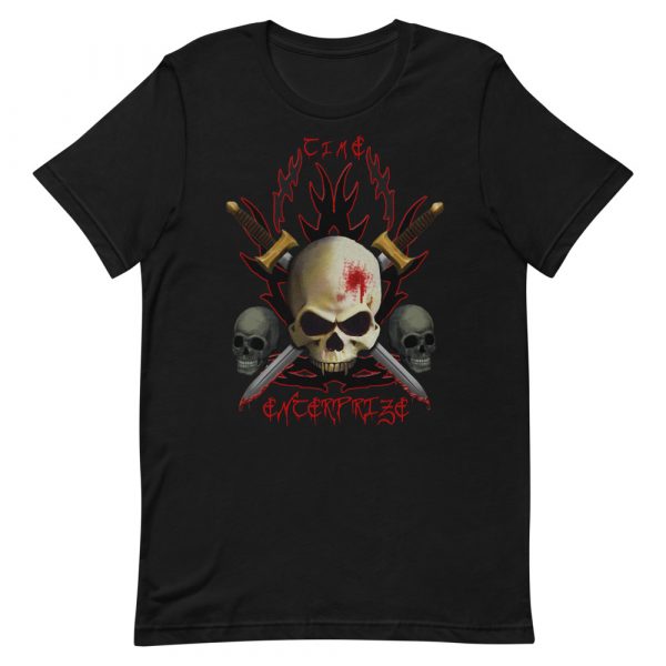 Skulls and swords, Short-Sleeve T-Shirt