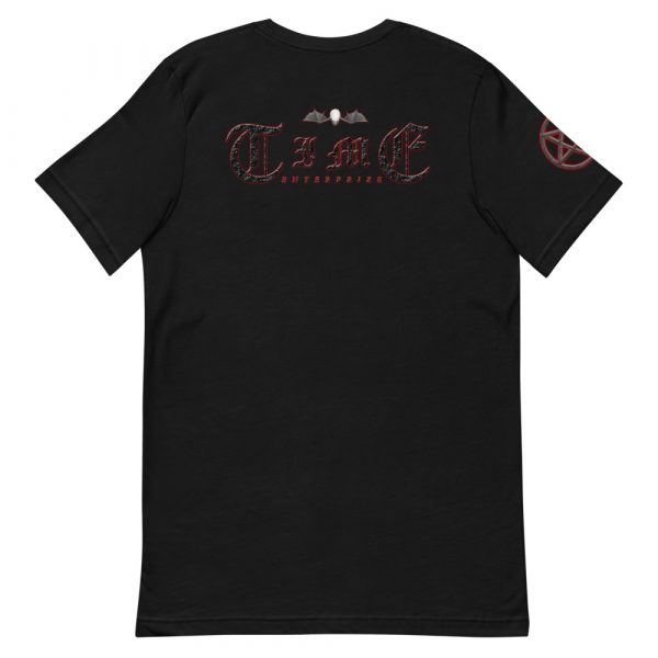 Bat Winged Crucifix, Short-Sleeve T-Shirt - Image 9