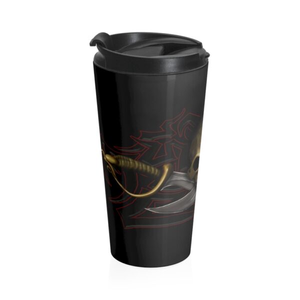 Cutlass And Skull, Stainless Steel Travel Mug - Image 3