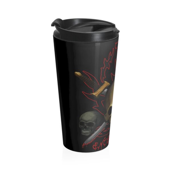 Swords and Skulls, Stainless Steel Travel Mug - Image 3