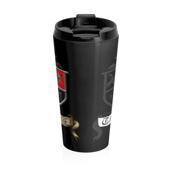 Shield Emblem, Stainless Steel Travel Mug - Image 3