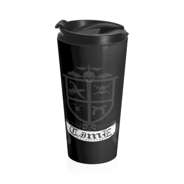 Shield Emblem, Stainless Steel Travel Mug - Image 4