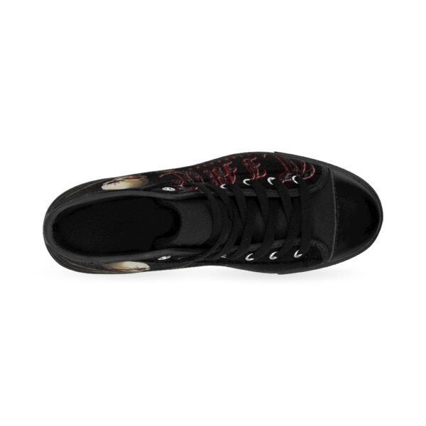 Skull and Crossed Arms, Men's High-top Sneakers - Image 2