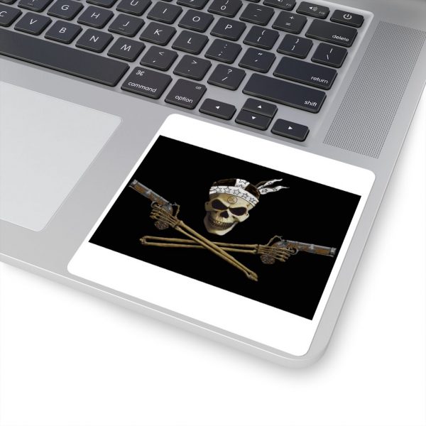 Cutlass and Skull, Square Stickers - Image 8