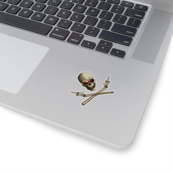 Skull and Crossed Arm, Kiss-Cut Stickers - Image 4