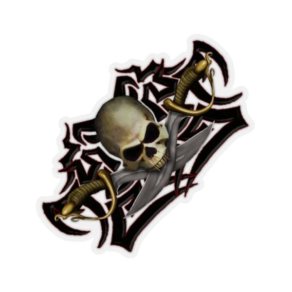Skull And Cutlass, Kiss-Cut Stickers