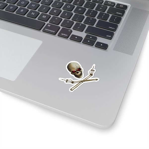 Skull and Crossed Arm, Kiss-Cut Stickers - Image 6