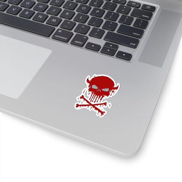 Dripping Skull Red, Kiss-Cut Stickers - Image 6