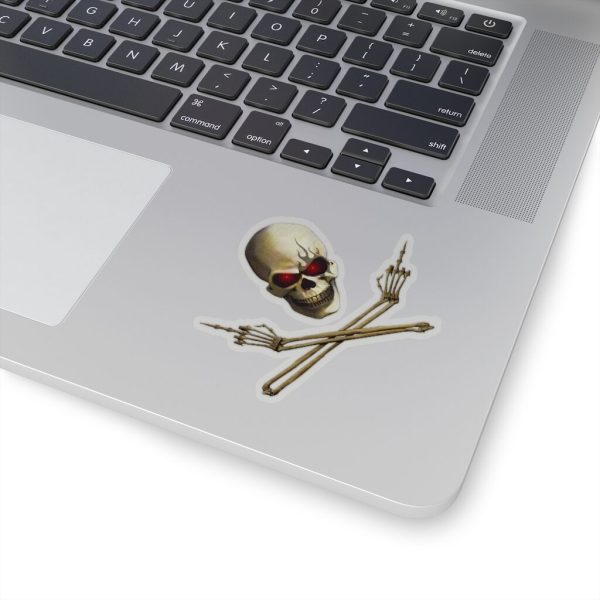Skull and Crossed Arm, Kiss-Cut Stickers - Image 8