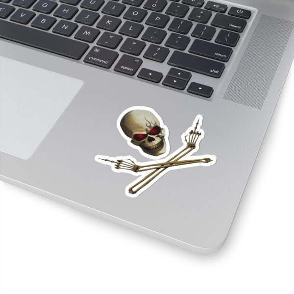 Skull and Crossed Arm, Kiss-Cut Stickers - Image 10