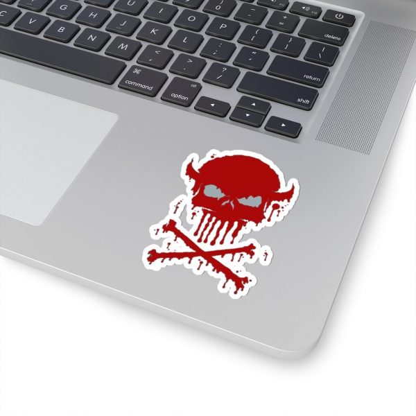 Dripping Skull Red, Kiss-Cut Stickers - Image 10