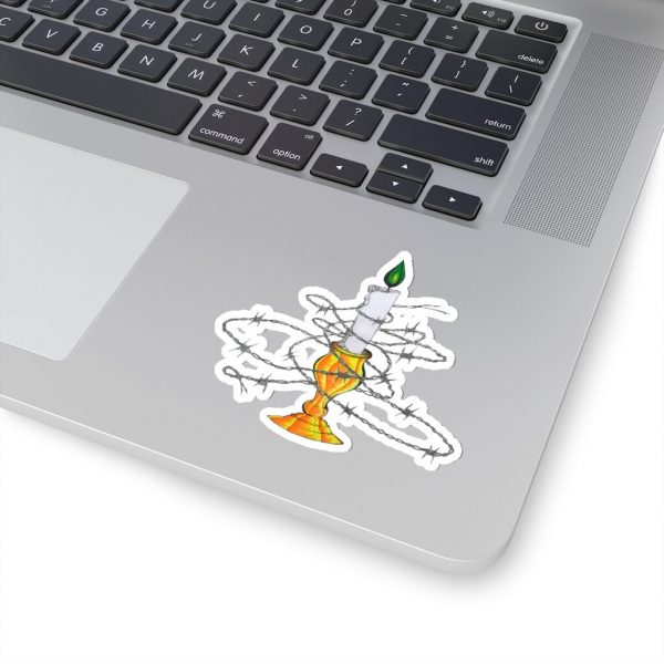 Candle Shrouded in Barbwire, Kiss-Cut Stickers - Image 10