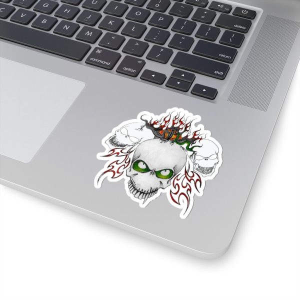 Three Skulls, Kiss-Cut Stickers - Image 10
