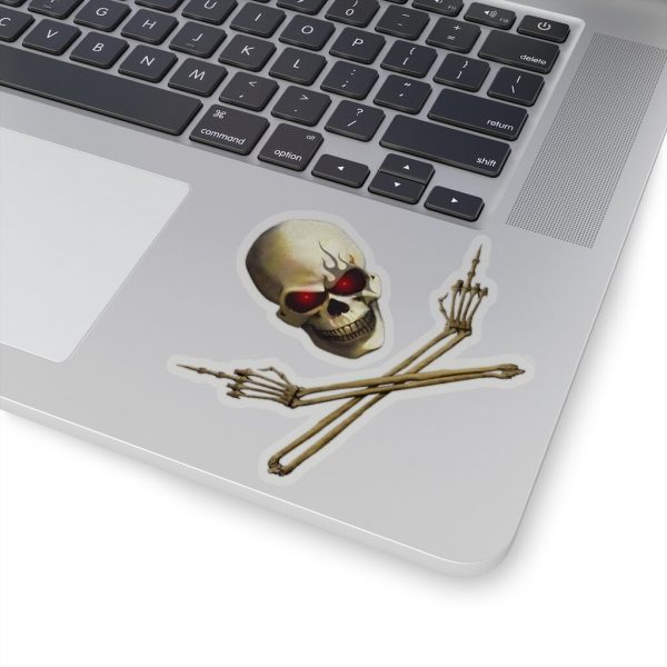 Skull and Crossed Arm, Kiss-Cut Stickers - Image 12