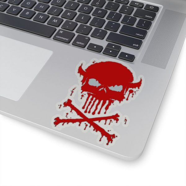 Dripping Skull Red, Kiss-Cut Stickers - Image 12