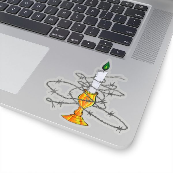 Candle Shrouded in Barbwire, Kiss-Cut Stickers - Image 12