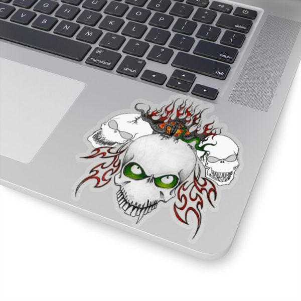 Three Skulls, Kiss-Cut Stickers - Image 12