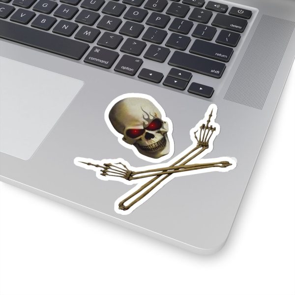 Skull and Crossed Arm, Kiss-Cut Stickers - Image 14