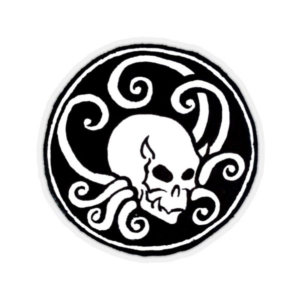 Octa Skull, Kiss-Cut Stickers