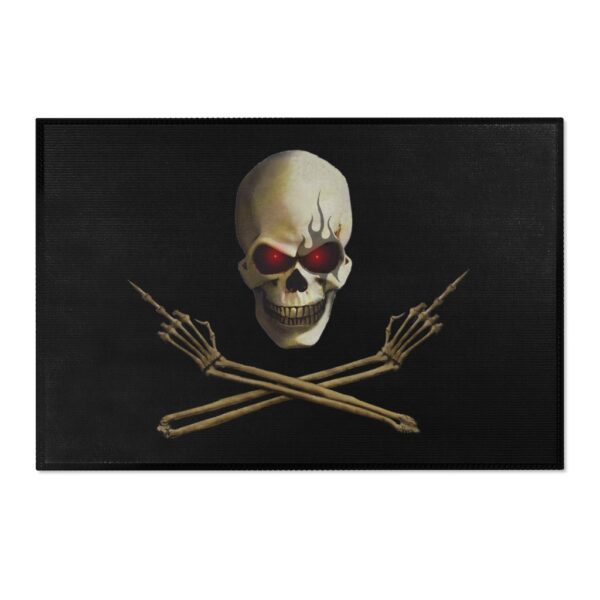 Skull and Crossed Arms, Area Rugs - Image 4