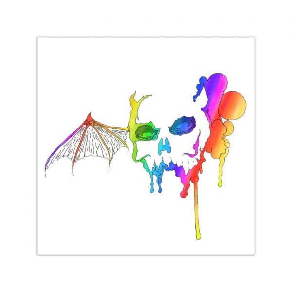 Techni Color, Square Sticker (EU)