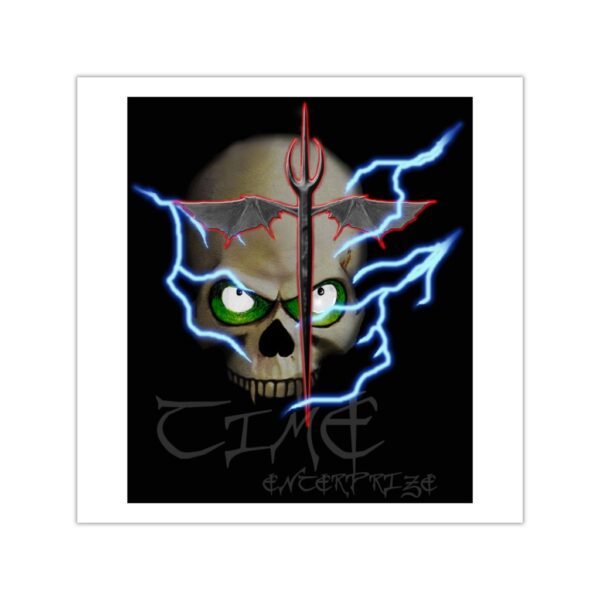 Lightning, Square Sticker (EU)
