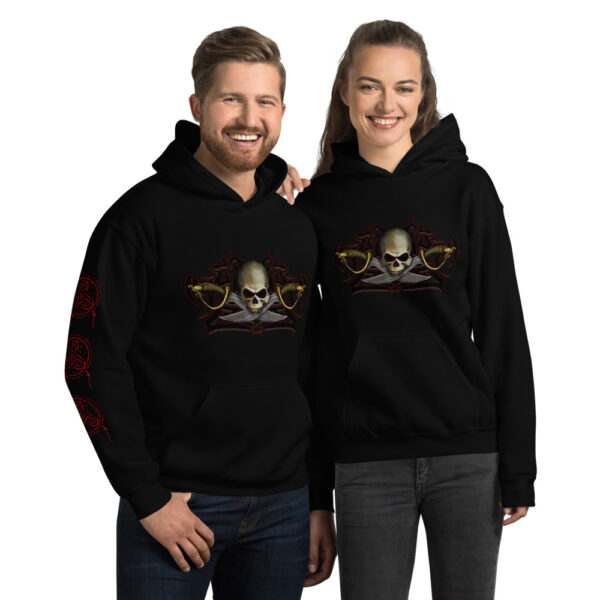 Skull and Cutlass, Hoodie - Image 2