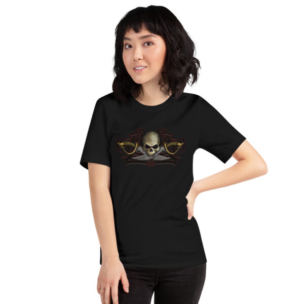 Skull and Cutlass, Short-Sleeve T-Shirt - Image 4