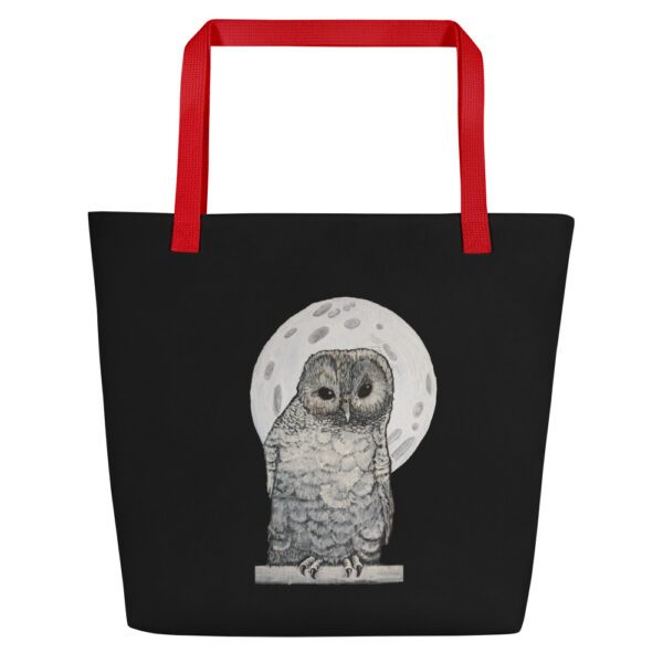 Owl and Moon, Beach Bag - Image 7