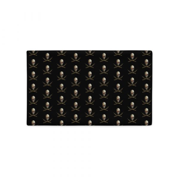 Skull and Crossed Arms, Premium Pillow Case