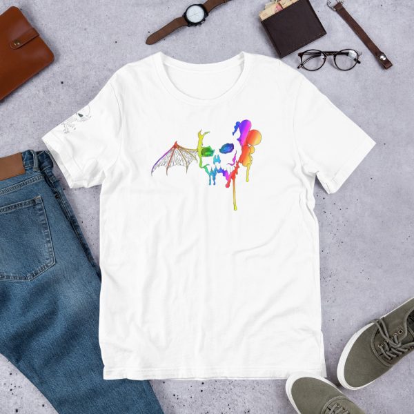 Techni Color SkullShort-Sleeve T-Shirt - Image 5