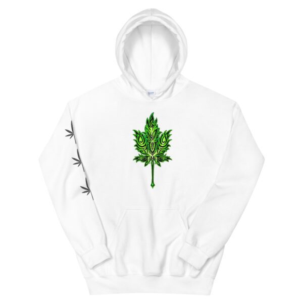 Green Leaf, Hoodie - Image 6