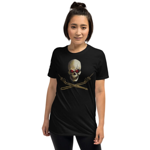 Skull and Crossed Arms, Short-Sleeve T-Shirt - Image 3