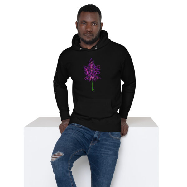 Purple Leaf, Hoodie - Image 2