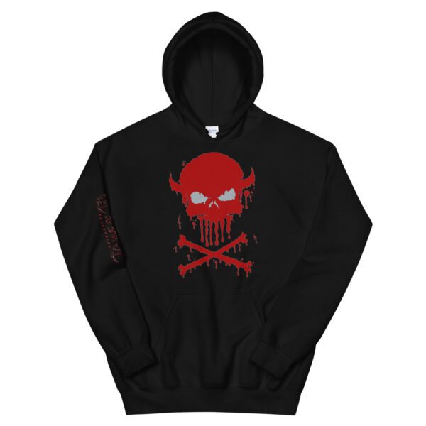Dripping Skull Red, Hoodie