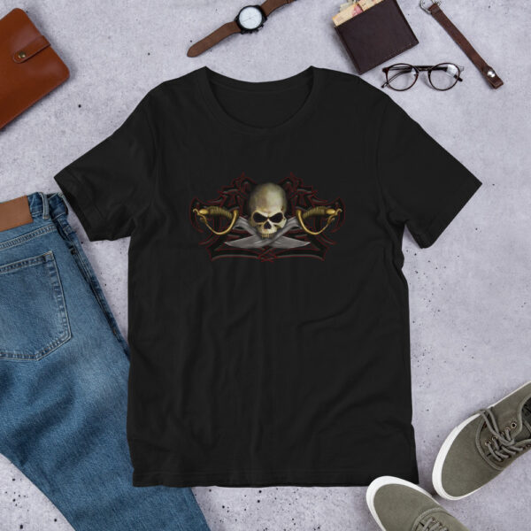 Skull and Cutlass, Short-Sleeve T-Shirt - Image 3