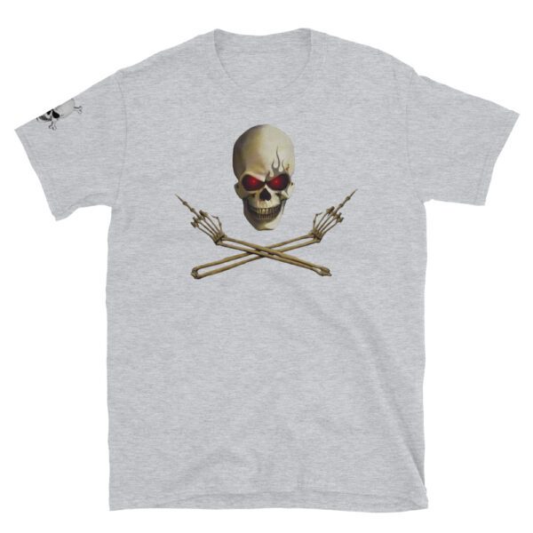 Skull and Crossed Arms, Short-Sleeve T-Shirt - Image 10