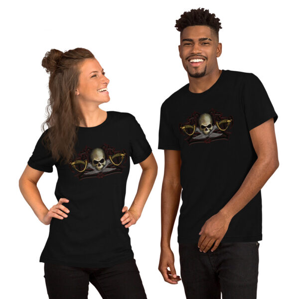 Skull and Cutlass, Short-Sleeve T-Shirt - Image 2