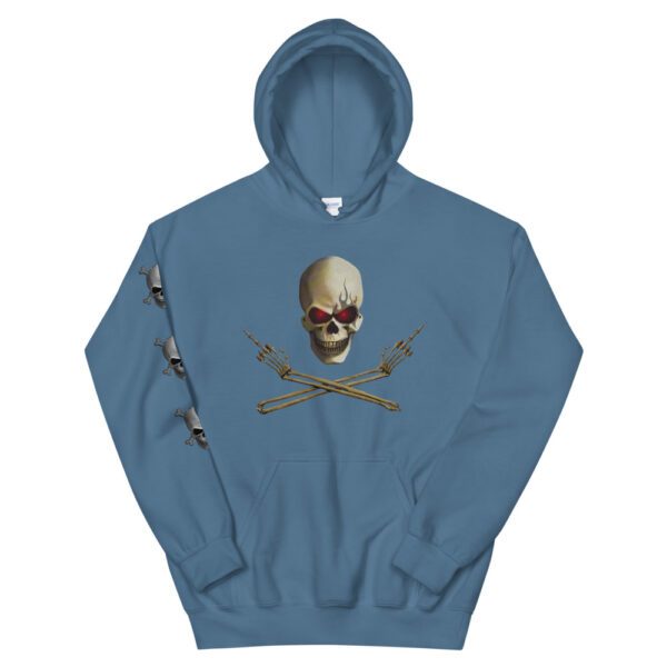 Skull and Crossed Arms, Hoodie - Image 13
