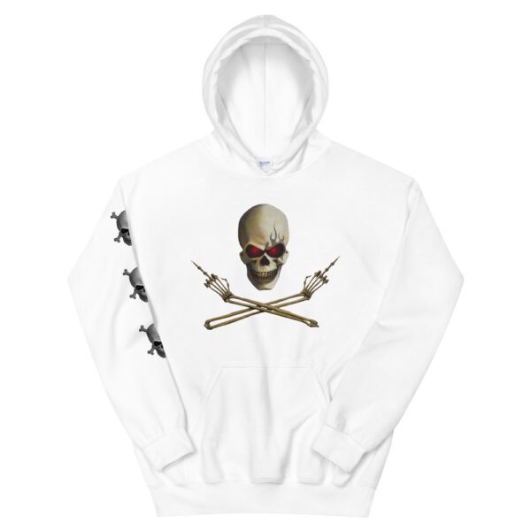 Skull and Crossed Arms, Hoodie - Image 6
