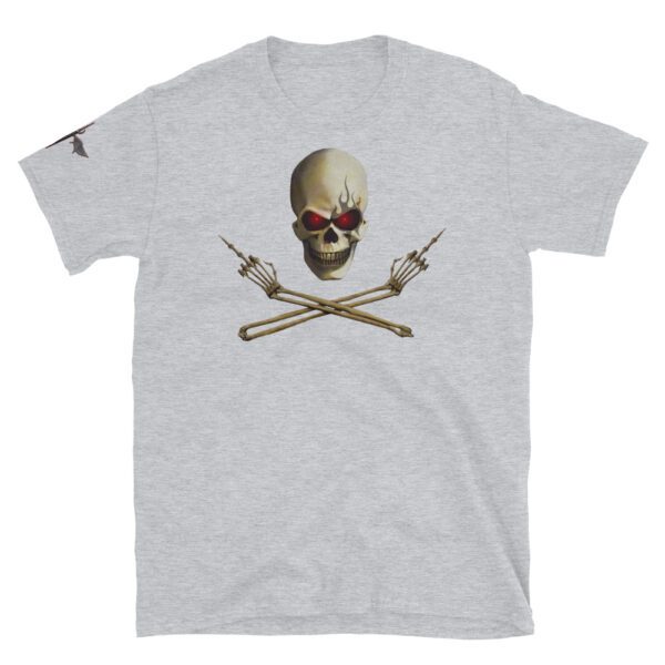 Skull Flip'n Off, Short-Sleeve T-Shirt - Image 10