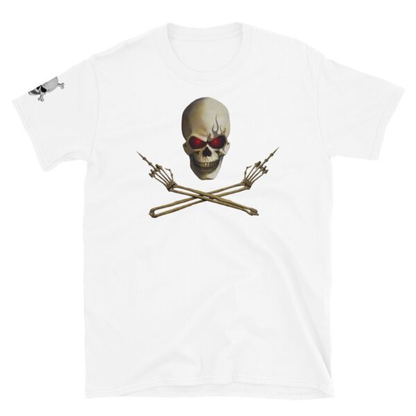 Skull and Crossed Arms, Short-Sleeve T-Shirt - Image 5