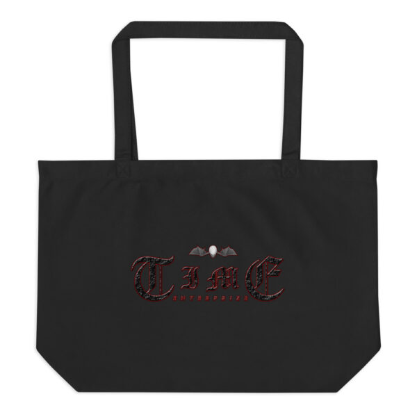 Skull and Crossed Arms, Large organic tote bag - Image 5