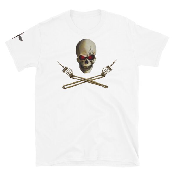 Skull Flip'n Off, Short-Sleeve T-Shirt - Image 5