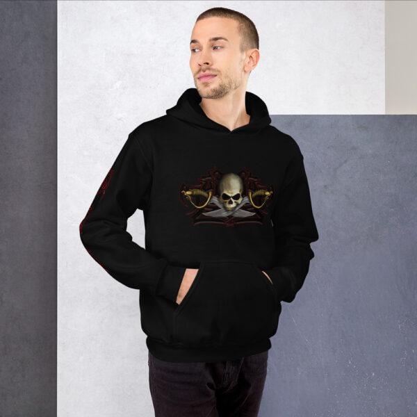 Skull and Cutlass, Hoodie - Image 4