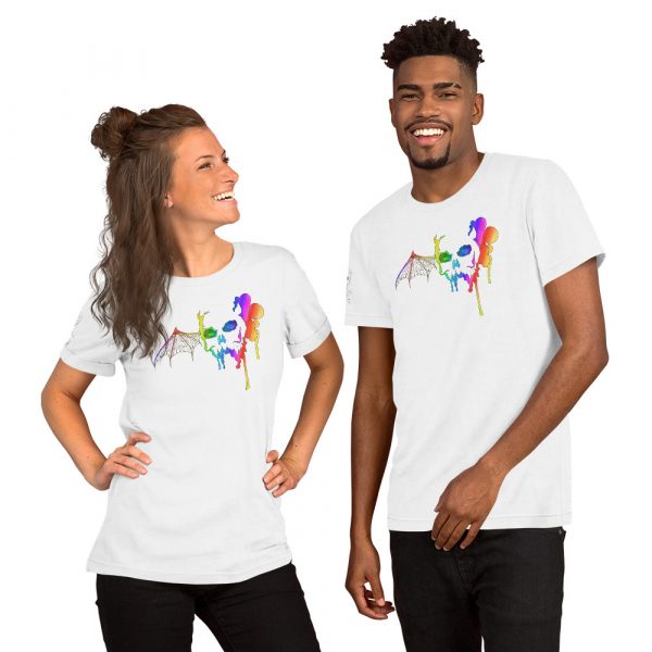 Techni Color SkullShort-Sleeve T-Shirt - Image 2