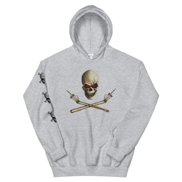 Skull and Crossed Arms, Hoodie - Image 11