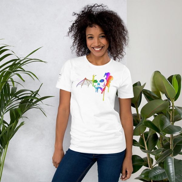Techni Color SkullShort-Sleeve T-Shirt - Image 3