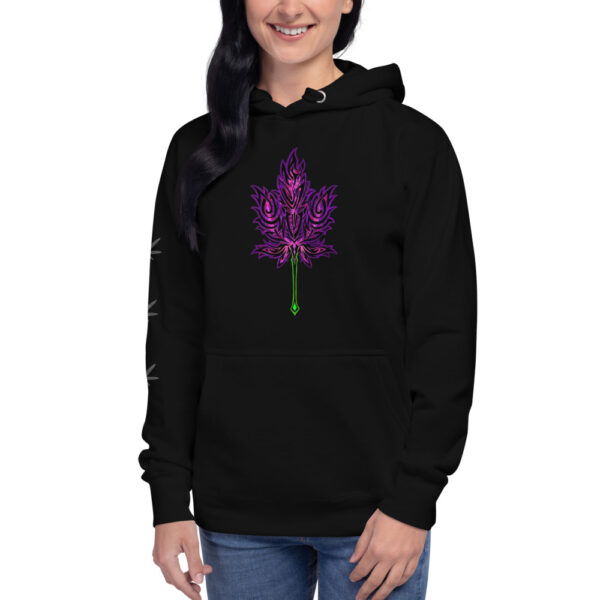 Purple Leaf, Hoodie - Image 3
