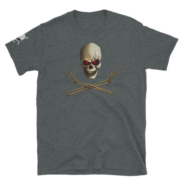 Skull and Crossed Arms, Short-Sleeve T-Shirt - Image 8